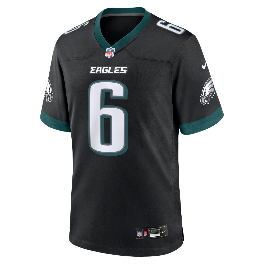 DeVonta Smith Philadelphia Eagles Alternate Game Jersey - Black