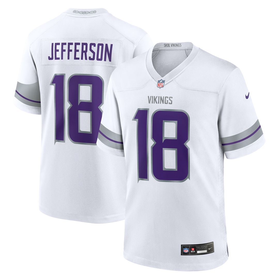 Justin Jefferson Minnesota Vikings Classic Player Game Jersey - Purple