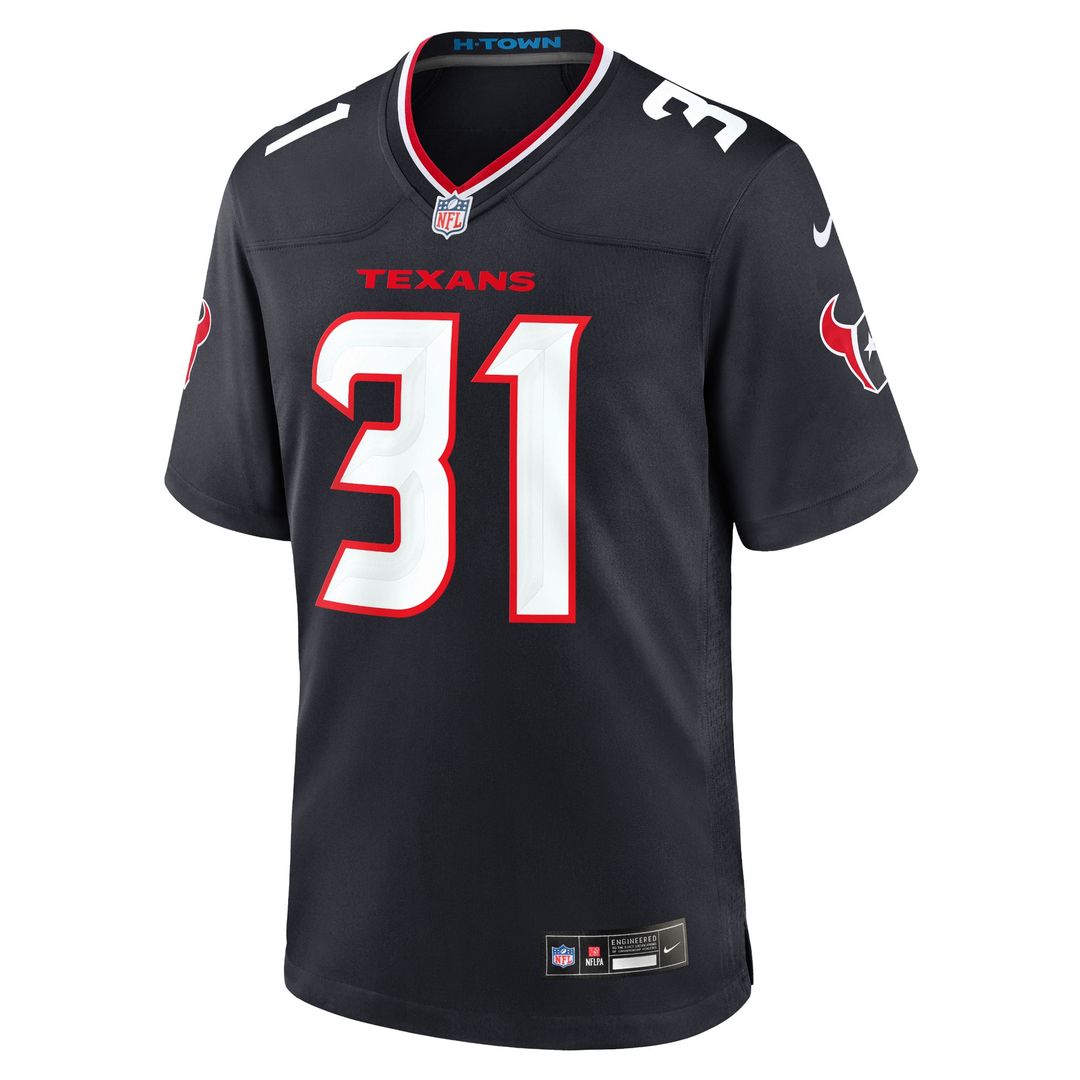 Dameon Pierce Houston Texans Game Jersey - Navy