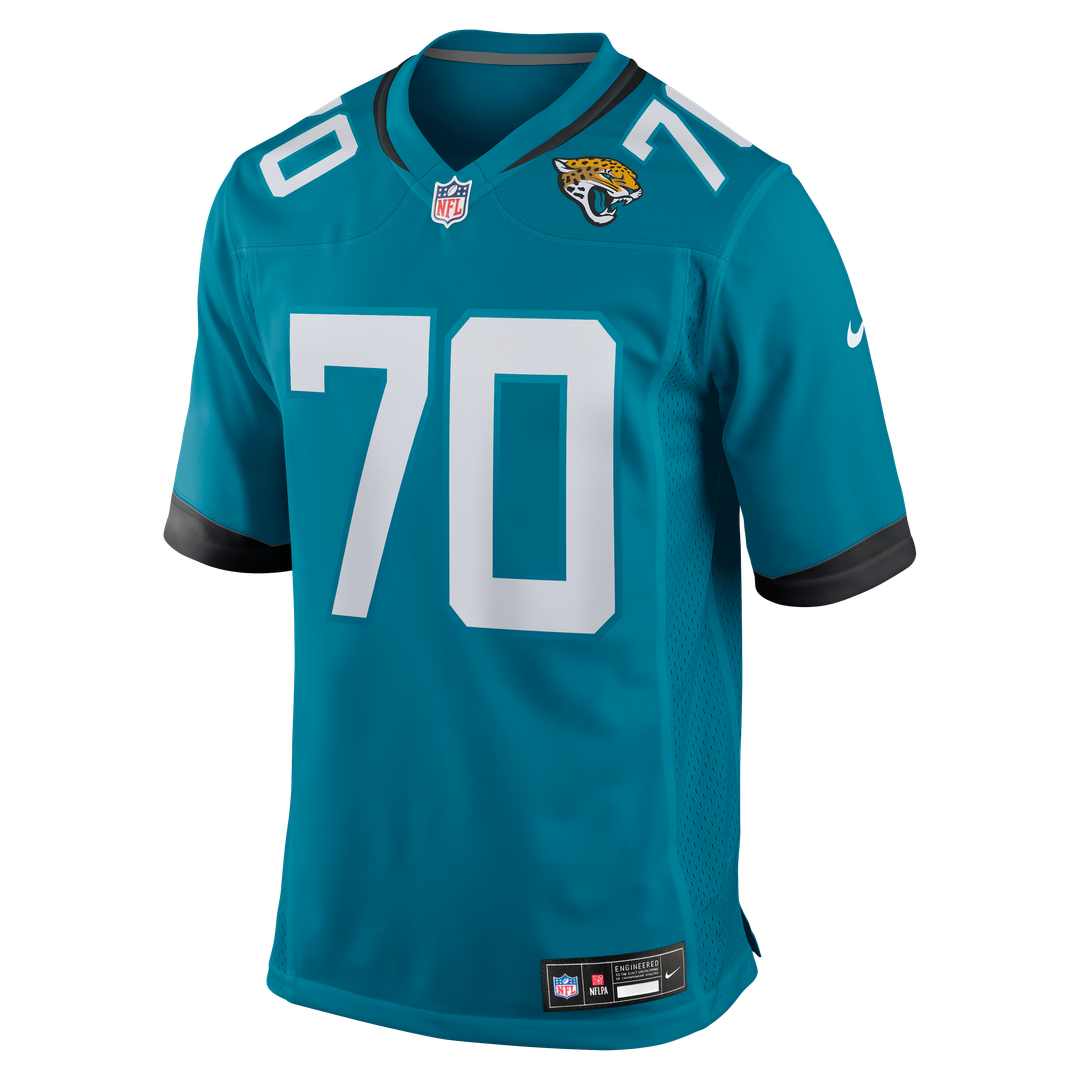 Cole Van Lanen Jacksonville Jaguars Game Player Jersey - Teal
