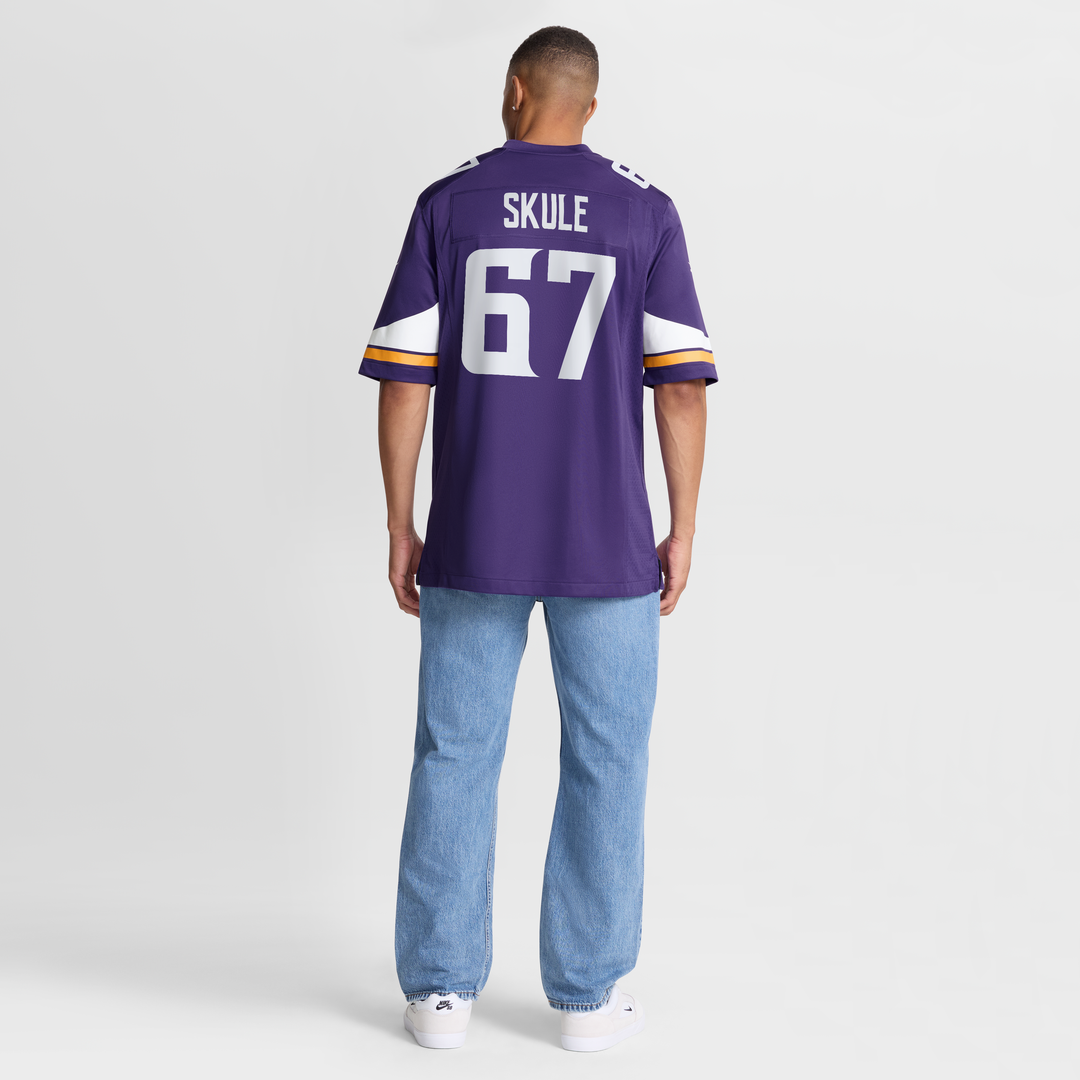 Justin Skule Minnesota Vikings Team Game Jersey - Purple