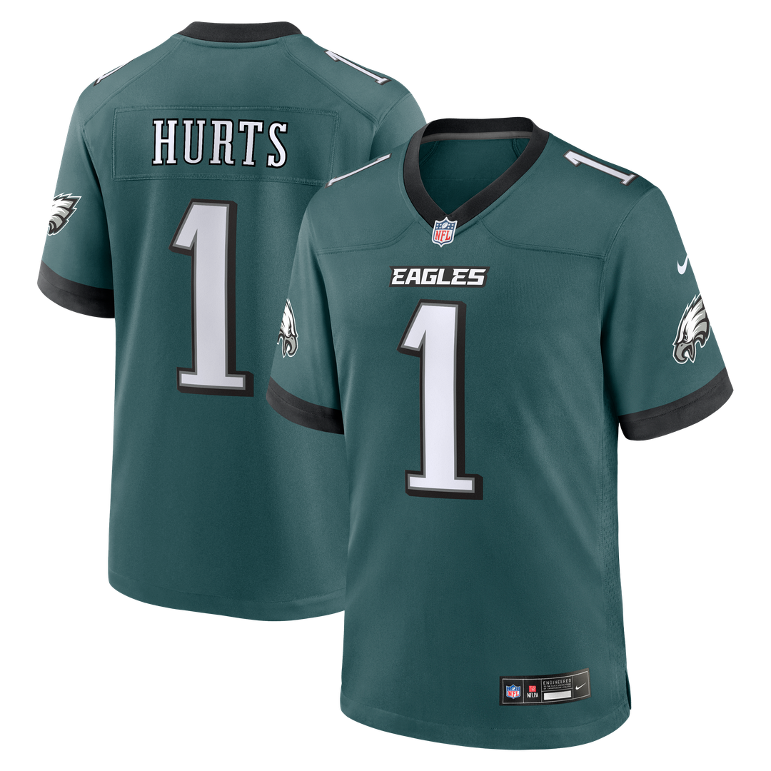 Jalen Hurts Philadelphia Eagles Alternate Game Jersey - Black