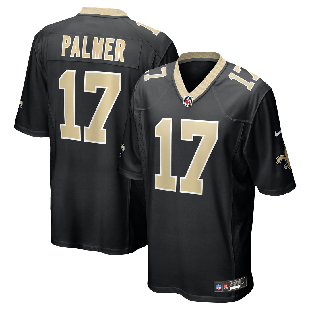 Trey Palmer New Orleans Saints Team Game Jersey - Black