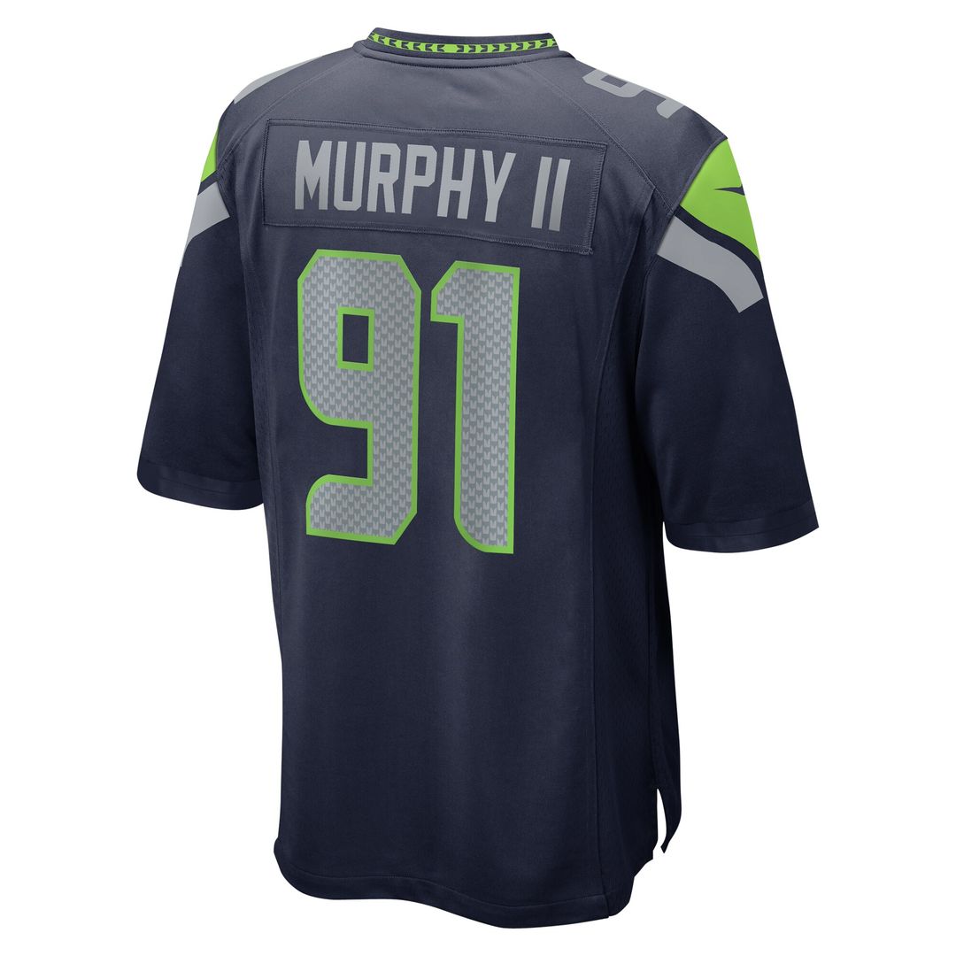 Byron Murphy II Seattle Seahawks Player Game Jersey - College Navy