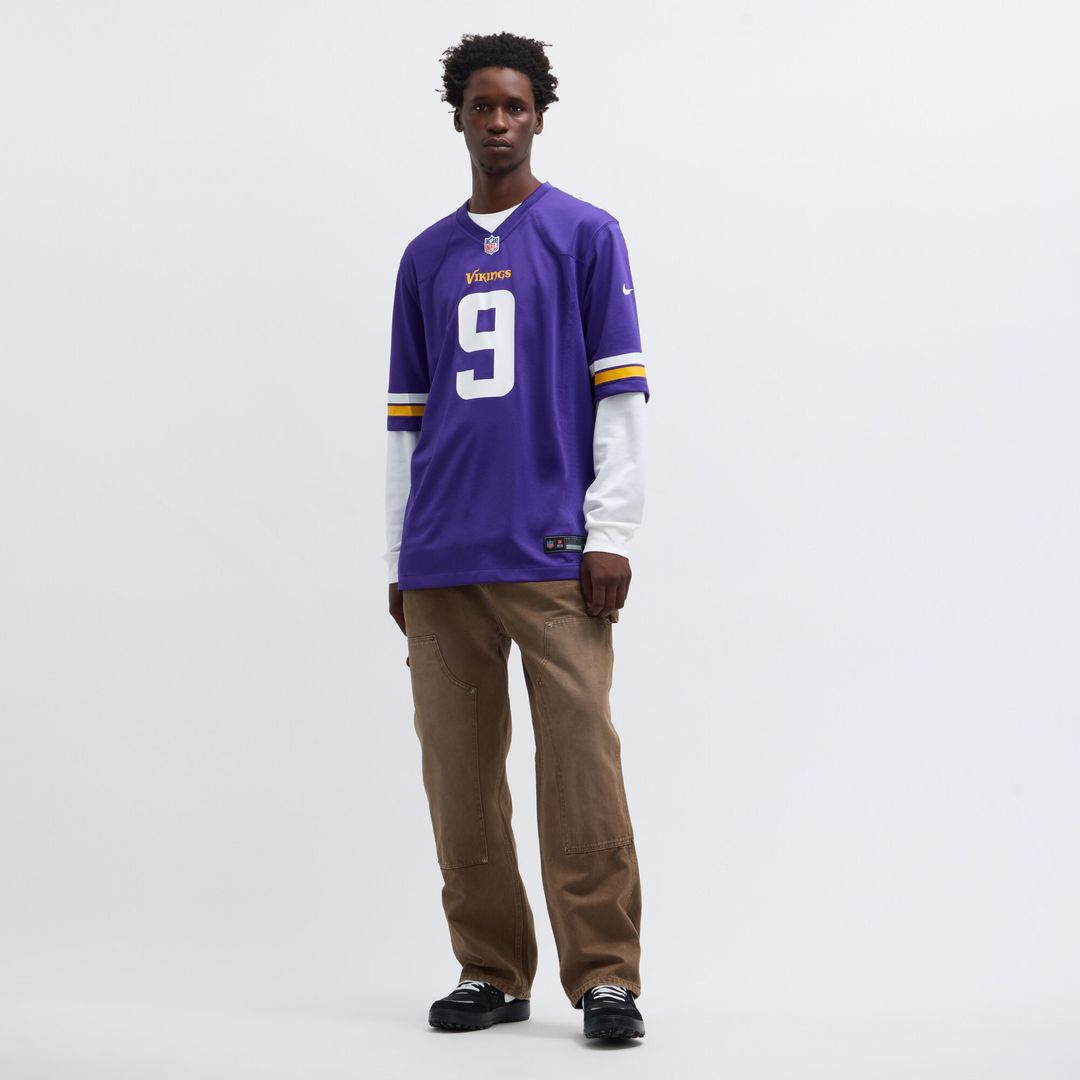 J.J. McCarthy Minnesota Vikings Alternate Game Player Jersey - White