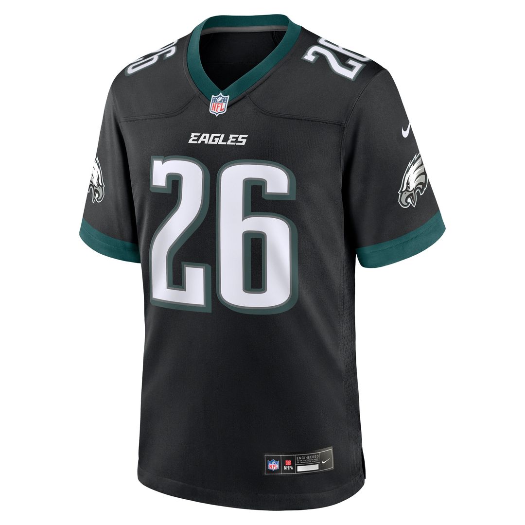 Saquon Barkley Philadelphia Eagles Alternate Game Jersey - Black