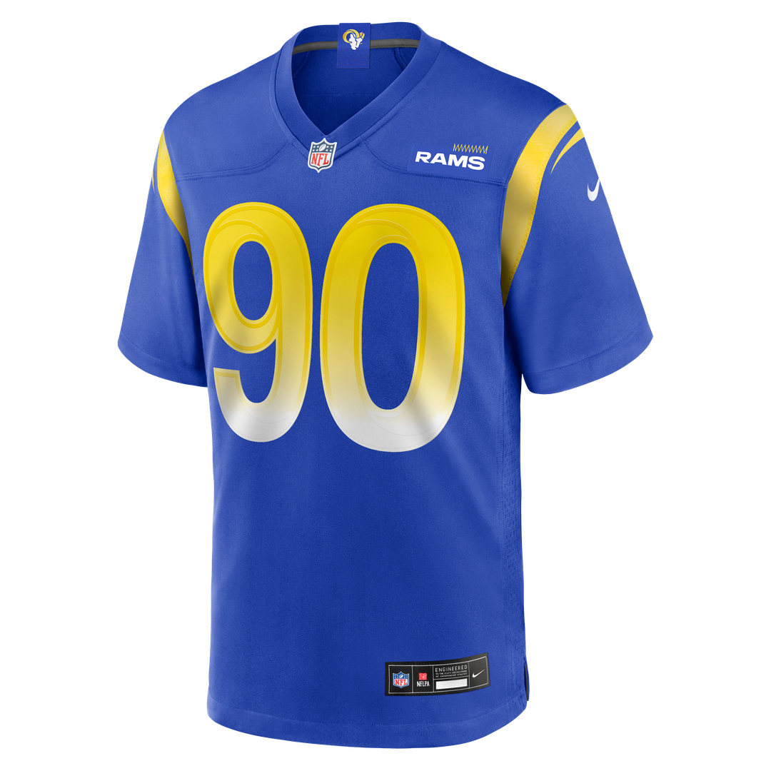 Tyler Davis Los Angeles Rams Team Game Jersey - Royal