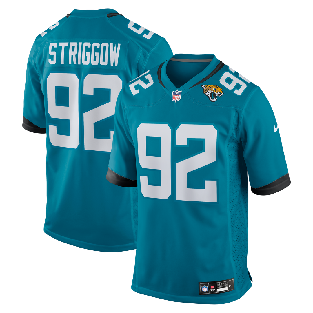 Danny Striggow Jacksonville Jaguars Team Game Jersey - Teal