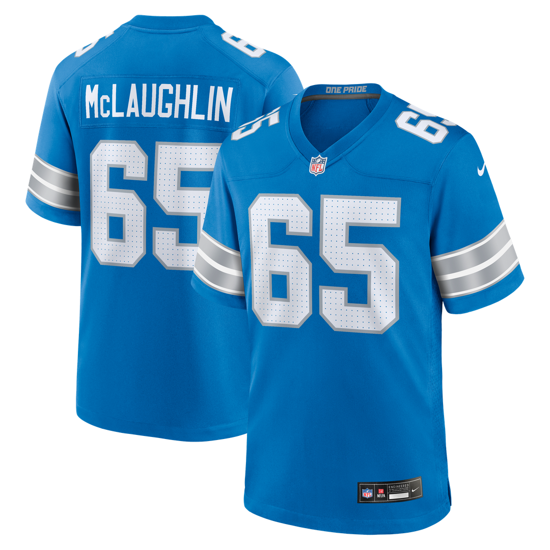 Seth McLaughlin Detroit Lions Team Game Jersey - Blue