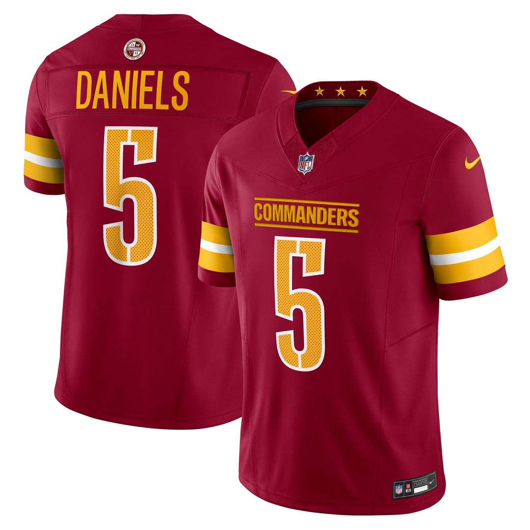 Jayden Daniels Washington Commanders Vapor F.U.S.E. Limited Jersey - Black