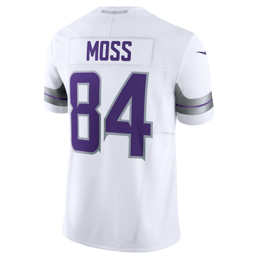 Randy Moss Minnesota Vikings Alternate Vapor F.U.S.E. Retired Player Limited Jersey - White