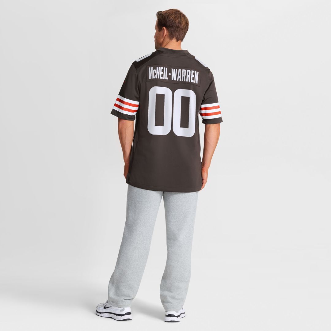 Emmanuel McNeil-Warren Cleveland Browns Game Jersey - Brown