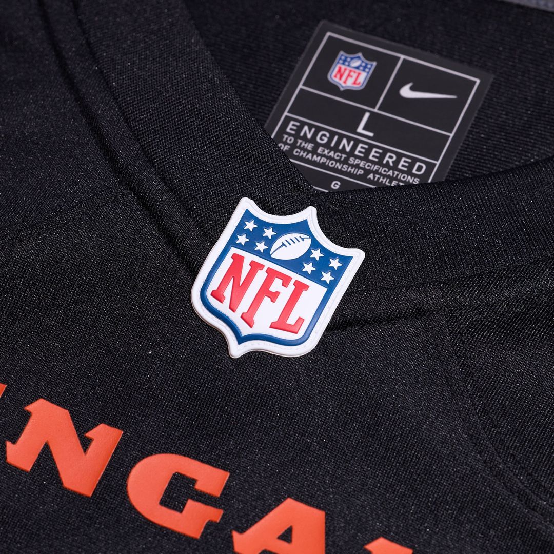 Battle Cincinnati Bengals Team Game Jersey - Black