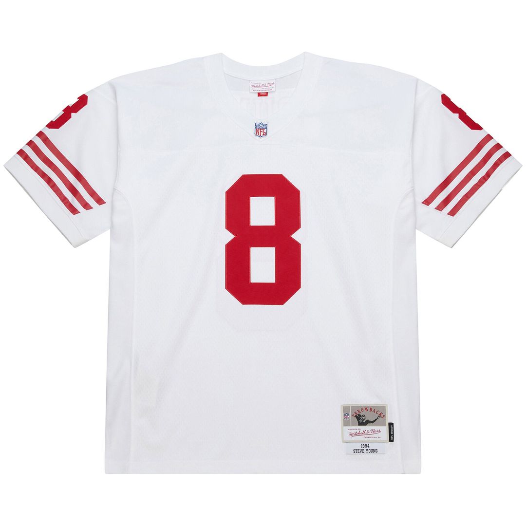 Steve Young San Francisco 49ers 1994 Legacy Replica Jersey - White