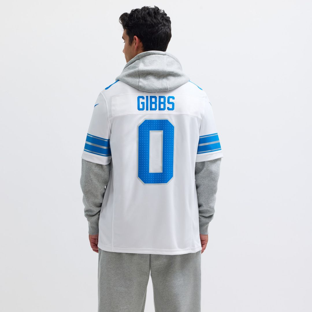 Jahmyr Gibbs Detroit Lions Vapor F.U.S.E. Limited Jersey - White