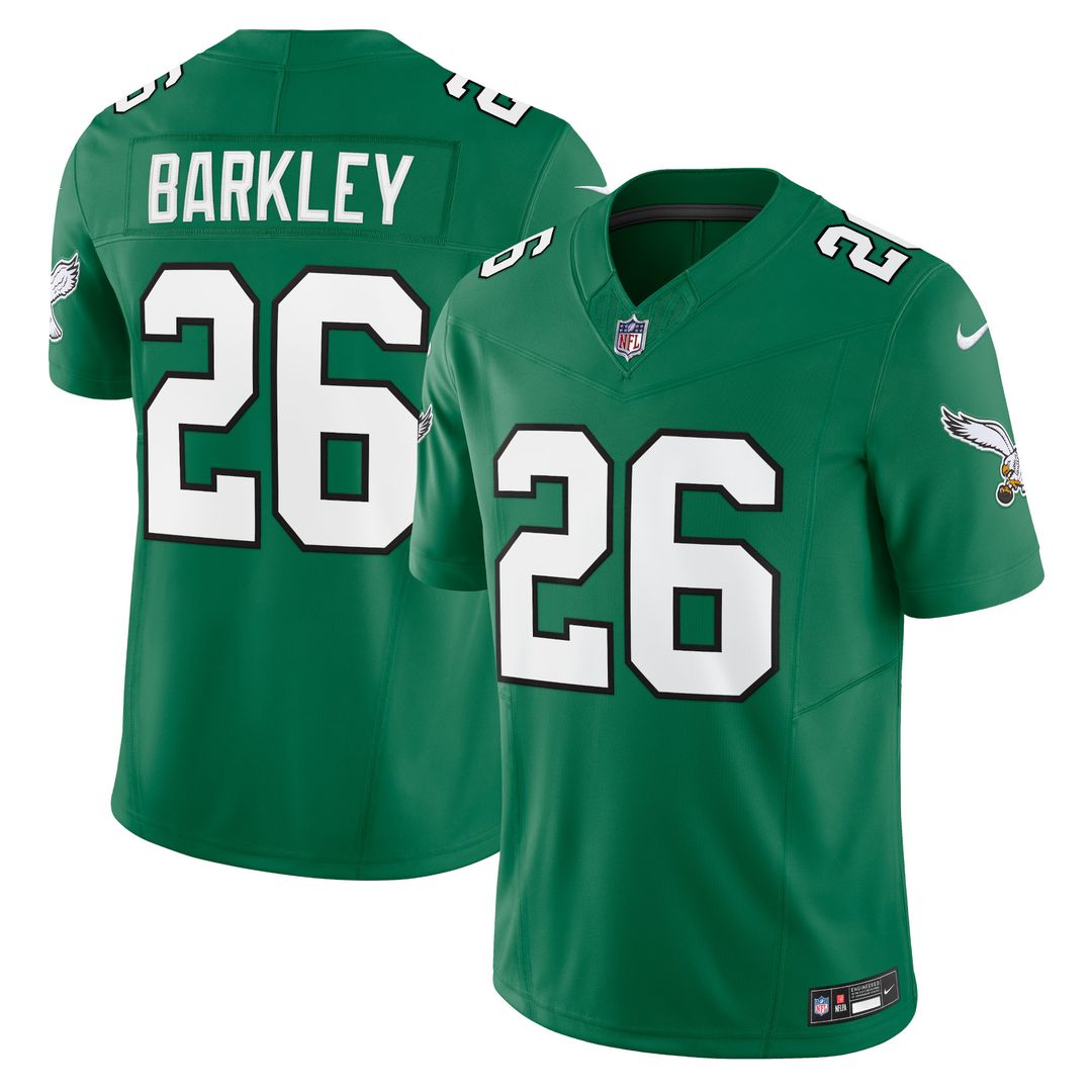 Saquon Barkley Philadelphia Eagles Vapor F.U.S.E. Limited Jersey - Midnight Green