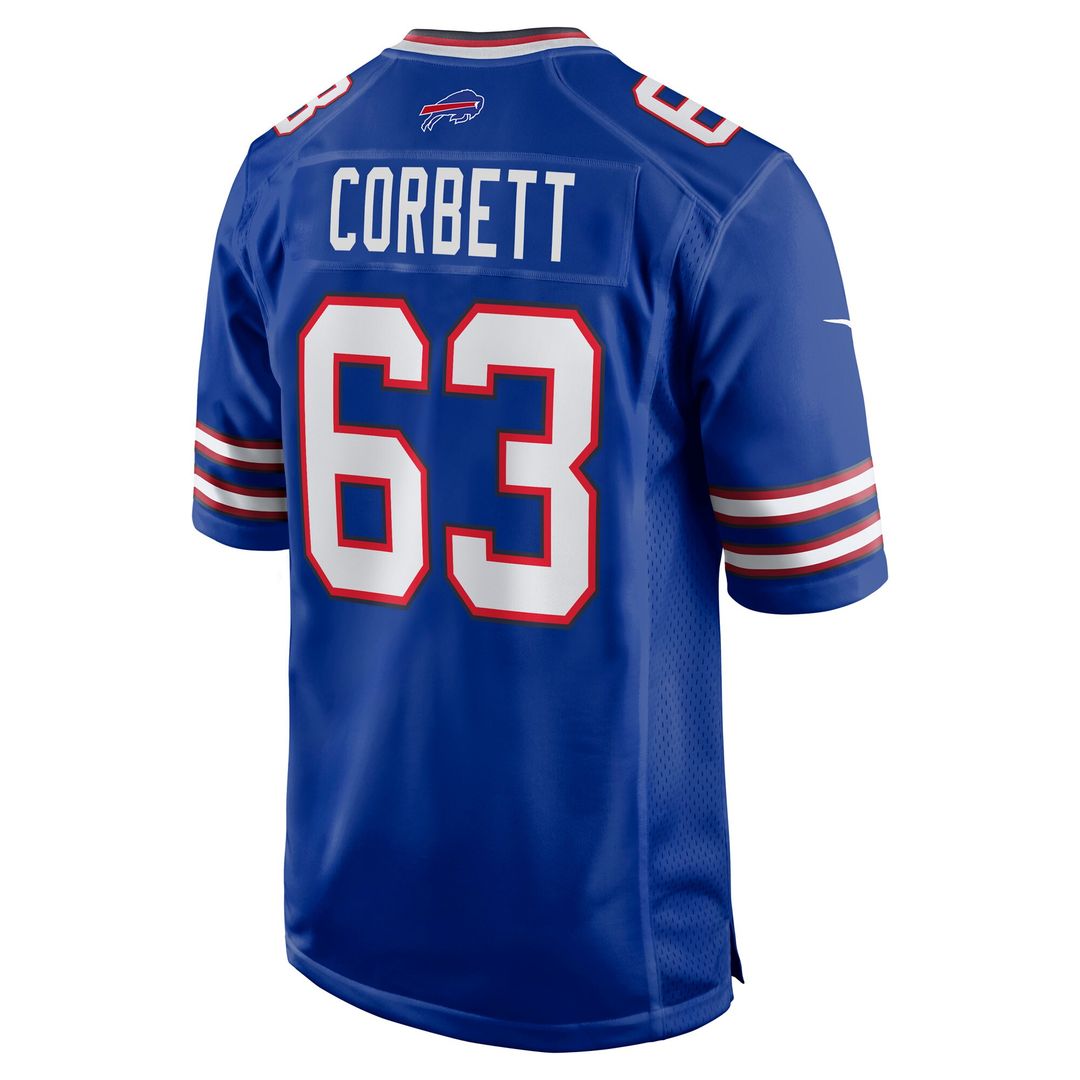 Austin Corbett Buffalo Bills Team Game Jersey - Royal