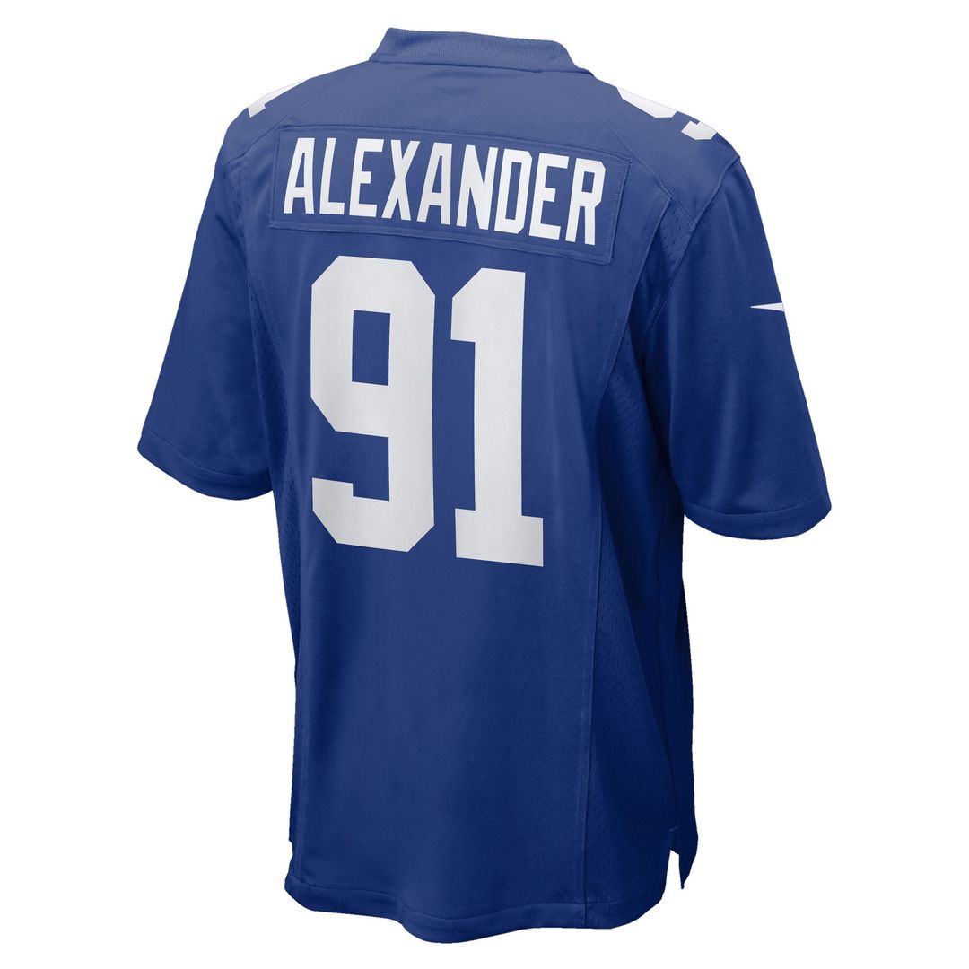 Darius Alexander New York Giants Team Game Jersey - Royal