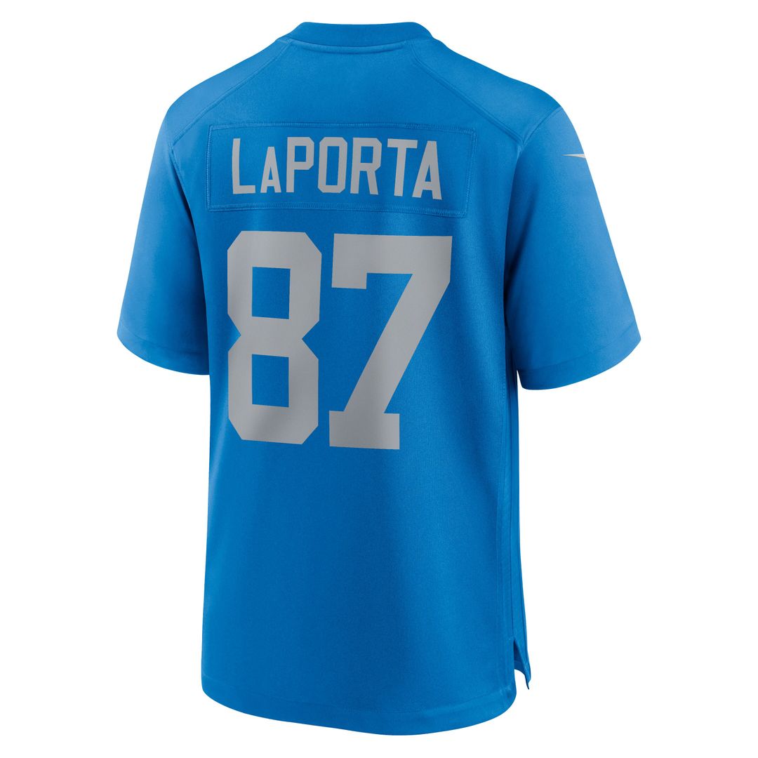 Sam LaPorta Detroit Lions Alternate Game Jersey - Blue