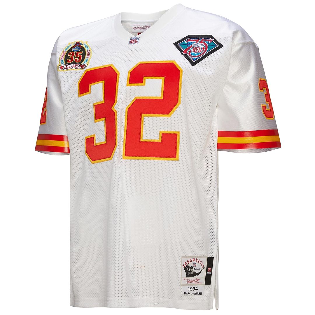 Marcus Allen Kansas City Chiefs 1994 Authentic Throwback Retired Player Jersey - White