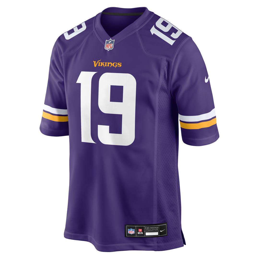 Adam Thielen Minnesota Vikings Game Jersey - Purple