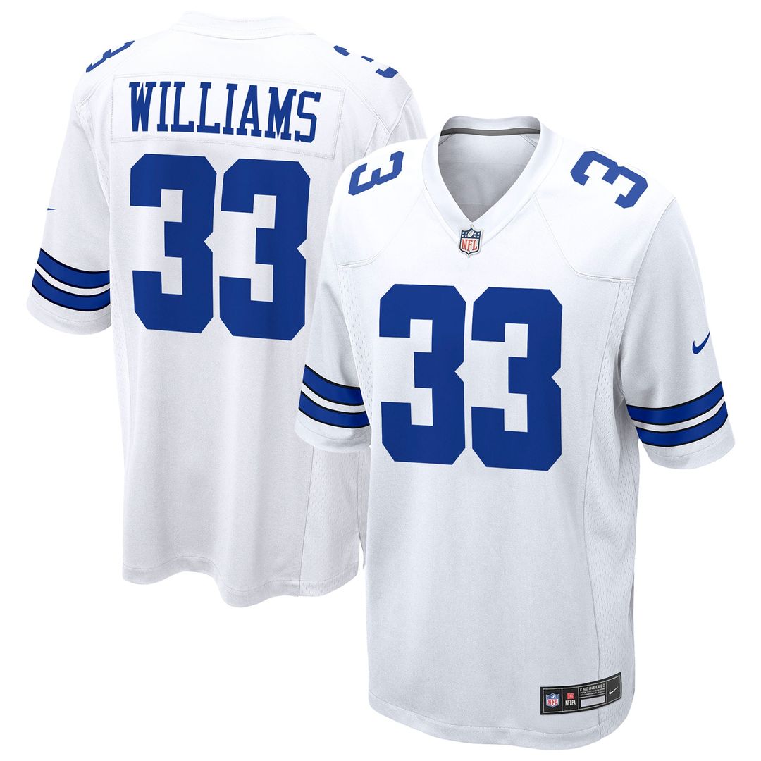 Javonte Williams Dallas Cowboys Alternate Game Jersey - Navy