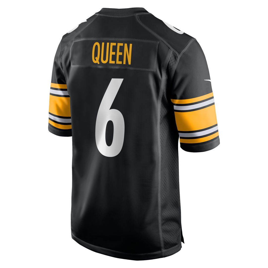 Patrick Queen Pittsburgh Steelers Game Jersey - Black