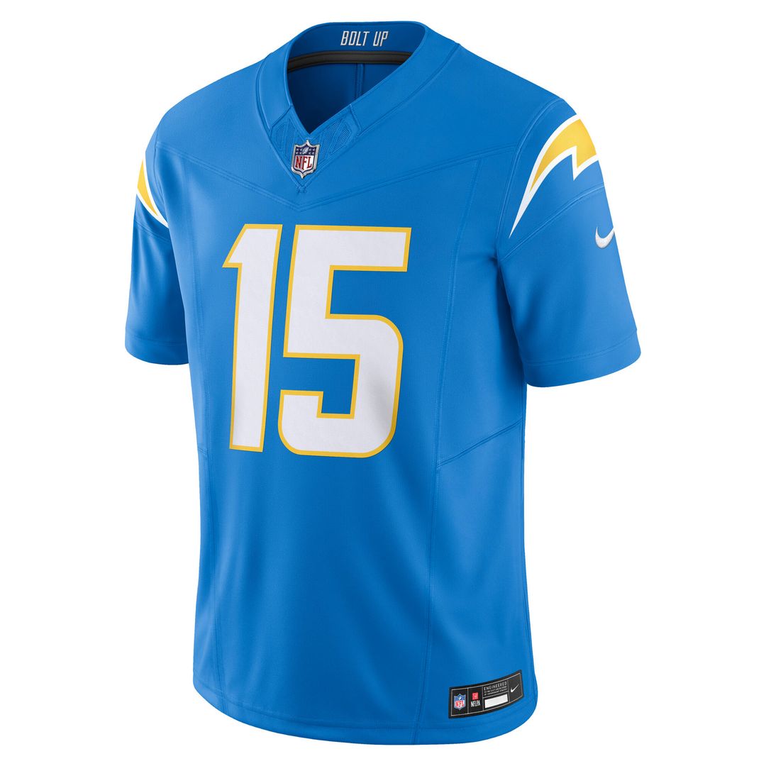 Ladd McConkey Los Angeles Chargers Team Vapor F.U.S.E. Limited Jersey - Powder Blue