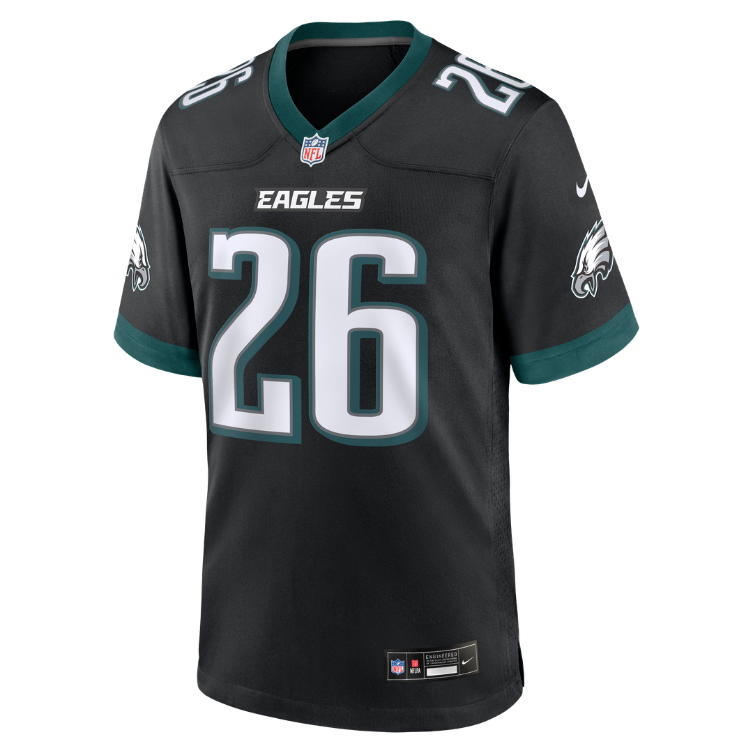 Saquon Barkley Philadelphia Eagles Alternate Game Jersey - Black