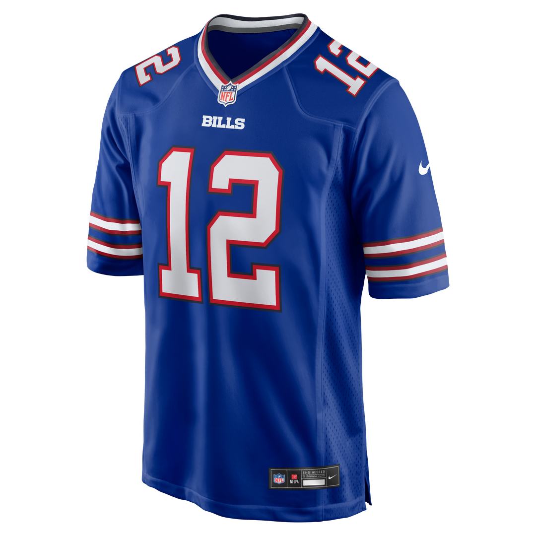 Jim Kelly Buffalo Bills Game Retired Player Jersey - Royal