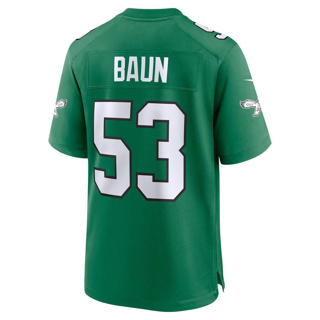 Zack Baun Philadelphia Eagles Alternate Game Jersey - Kelly Green