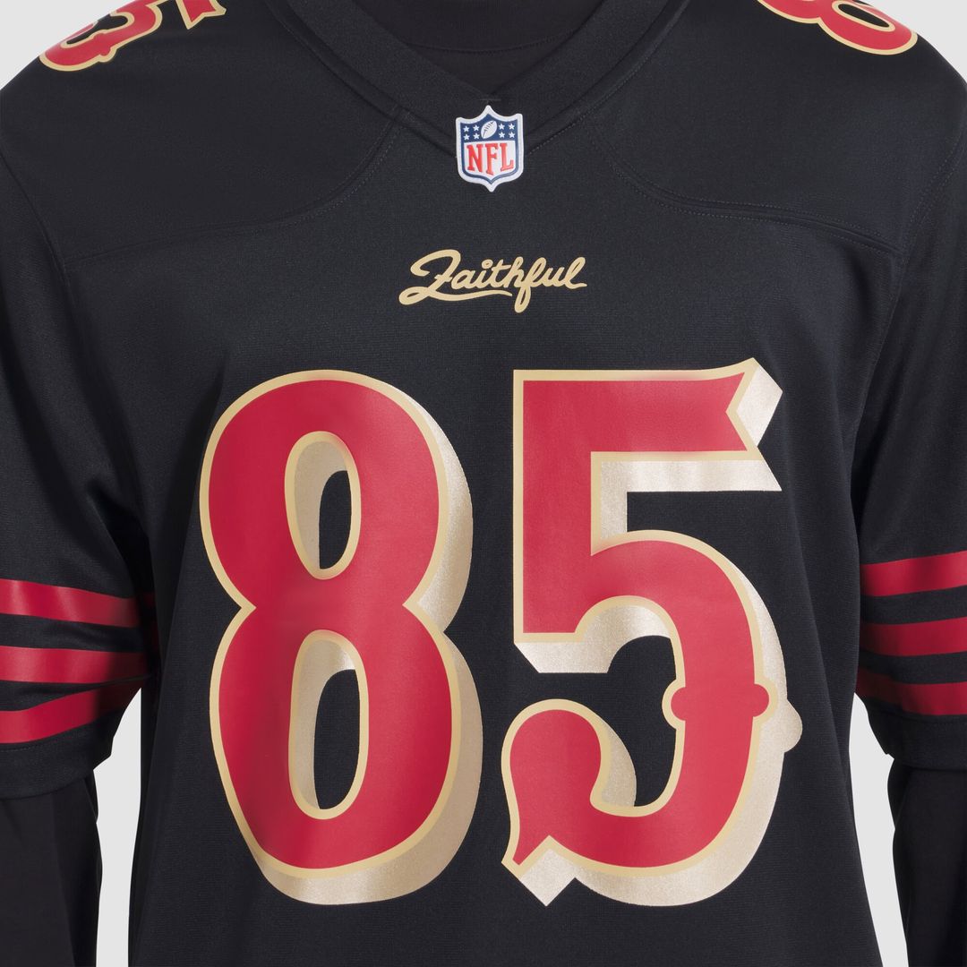 George Kittle San Francisco 49ers 2025 Rivalries Collection Game Jersey - Black