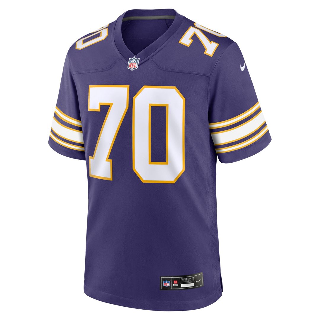 Jim Marshall Minnesota Vikings Retired Player Alternate Game Jersey - Purple