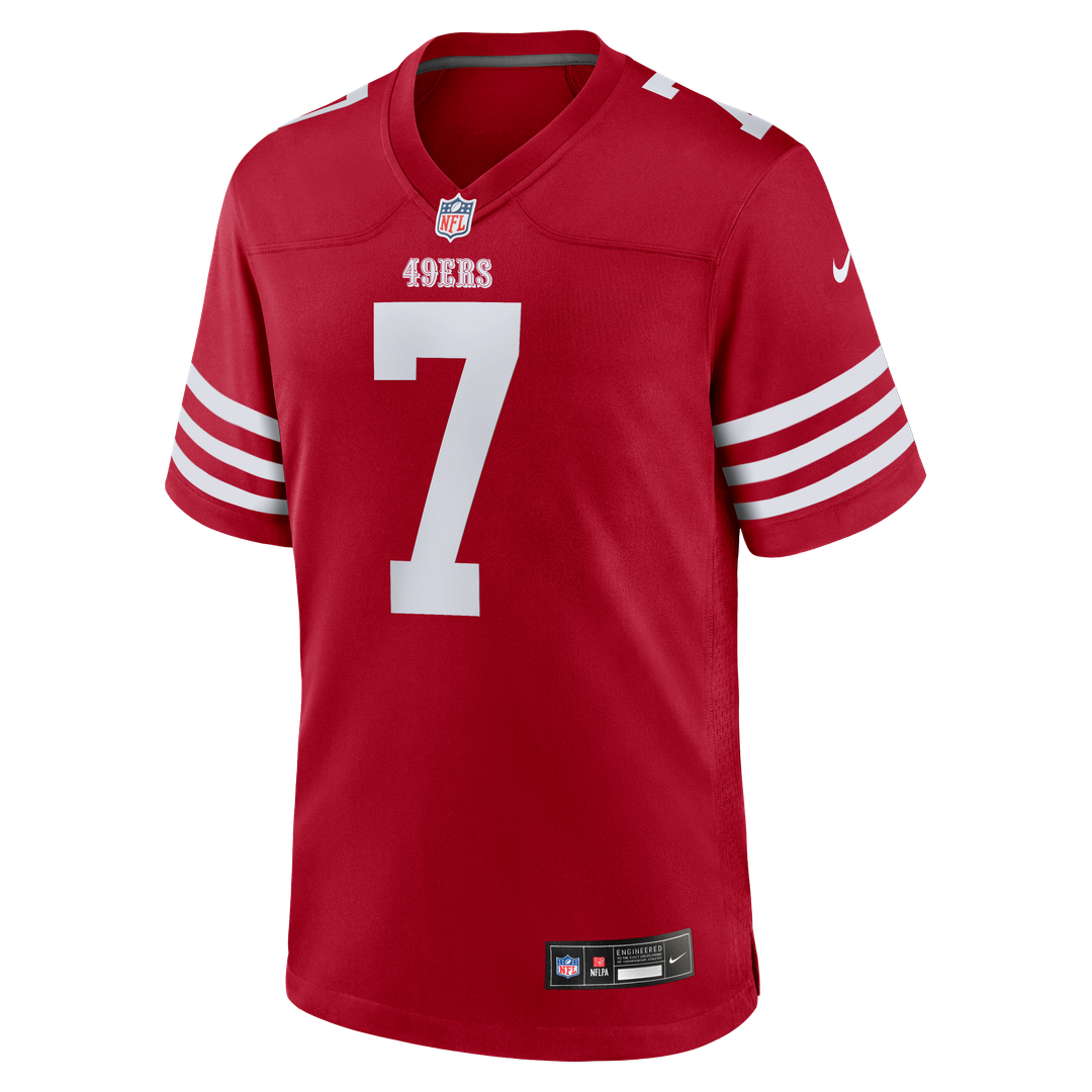 Thomas Morstead San Francisco 49ers Team Game Jersey - Scarlet
