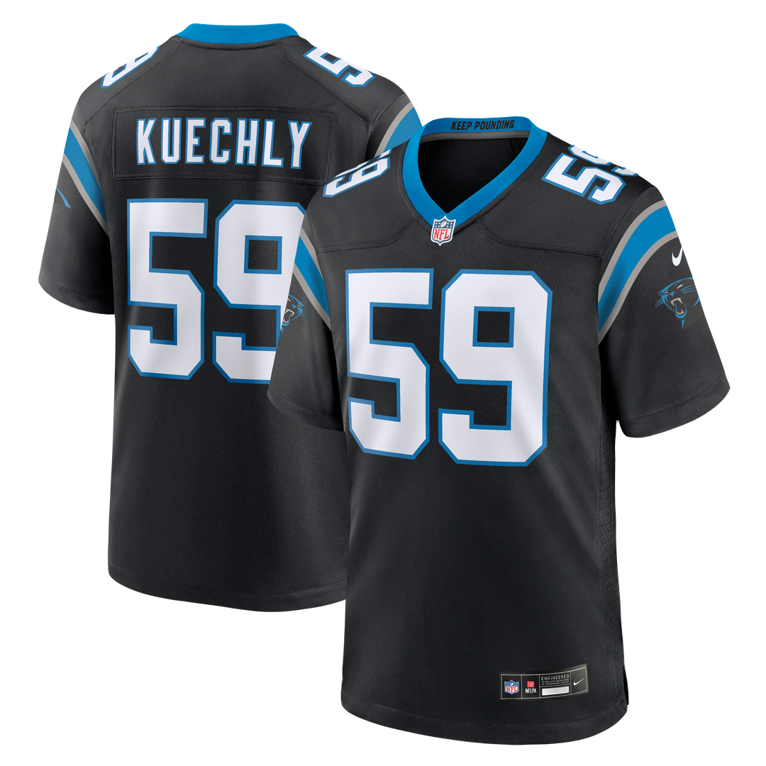 Luke Kuechly Carolina Panthers Team Game Jersey - Black