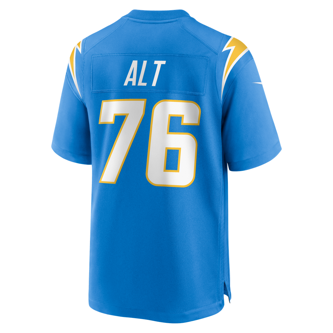 Joe Alt Los Angeles Chargers Alternate Charger Power Game Player Jersey - Gold