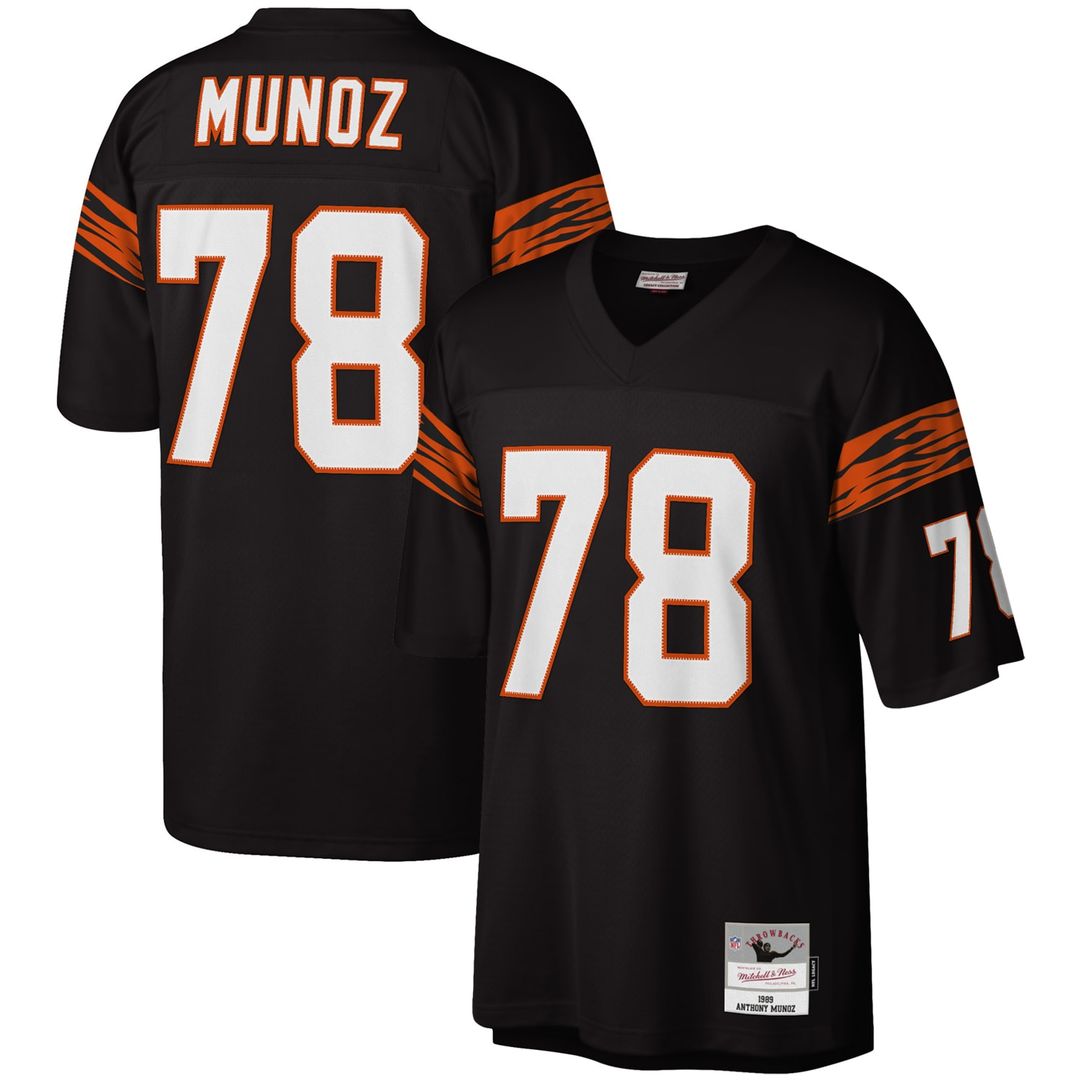Anthony Muñoz Cincinnati Bengals Legacy Replica Jersey - Black