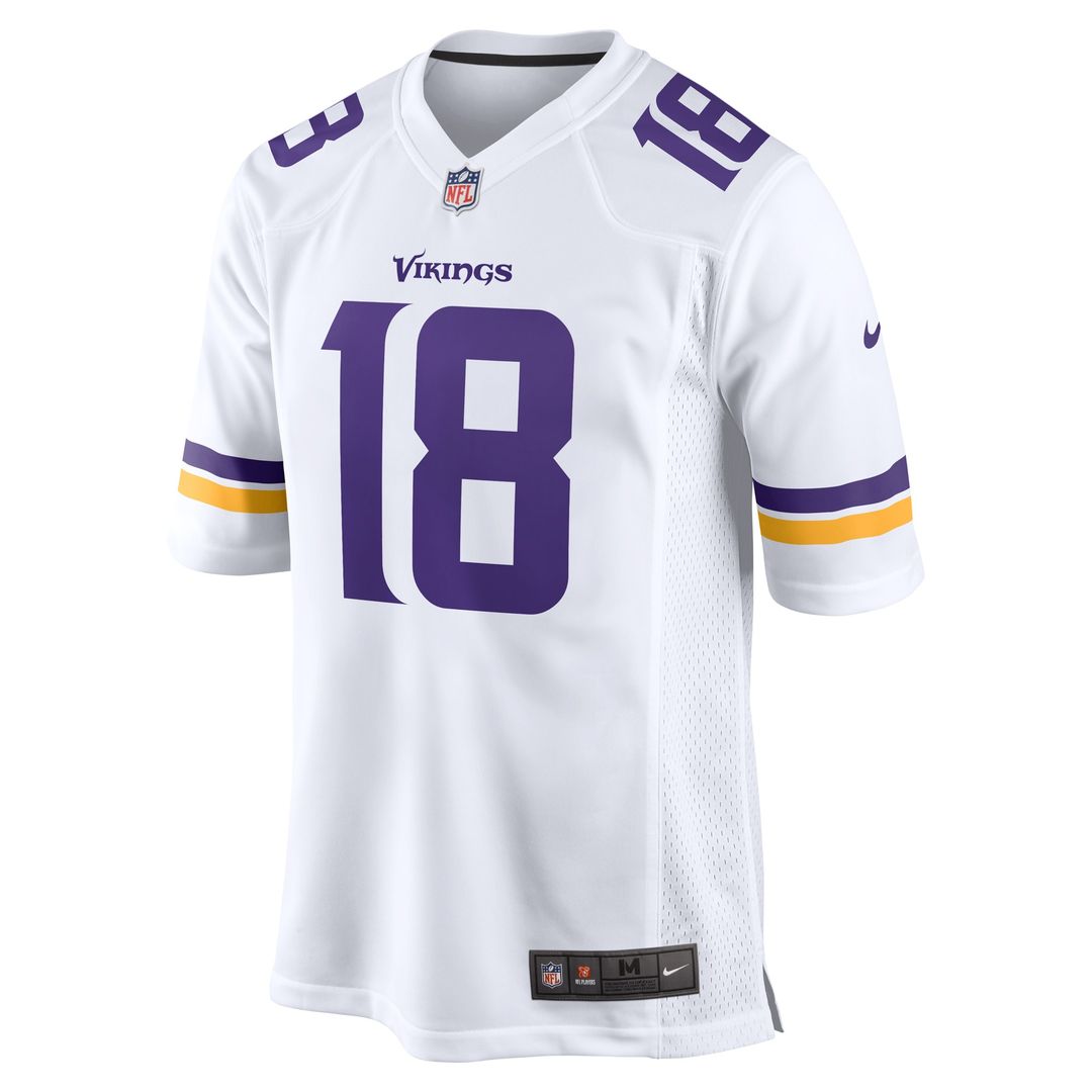 Justin Jefferson Minnesota Vikings Player Game Jersey - Purple