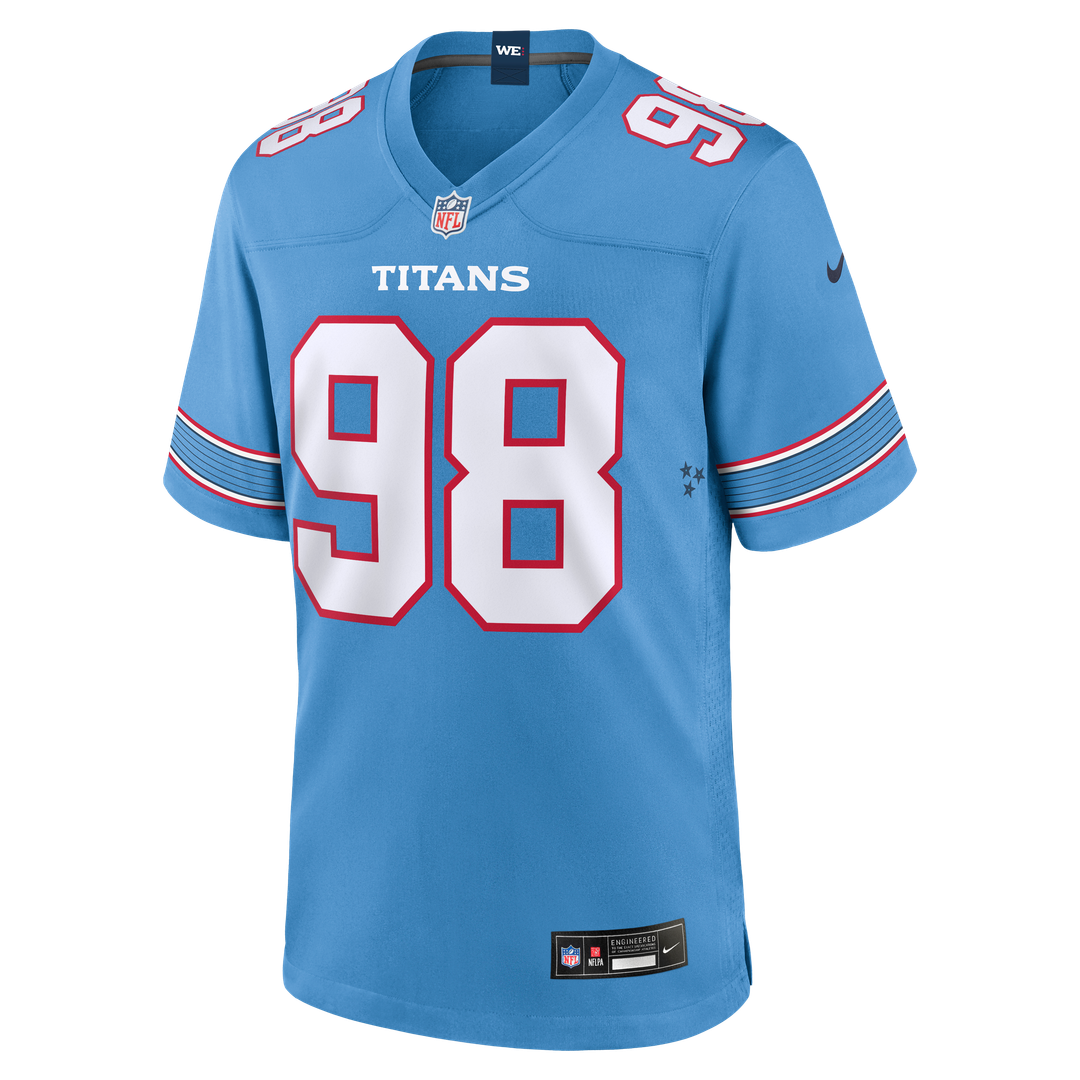 Jeffery Simmons Tennessee Titans Game Jersey - White
