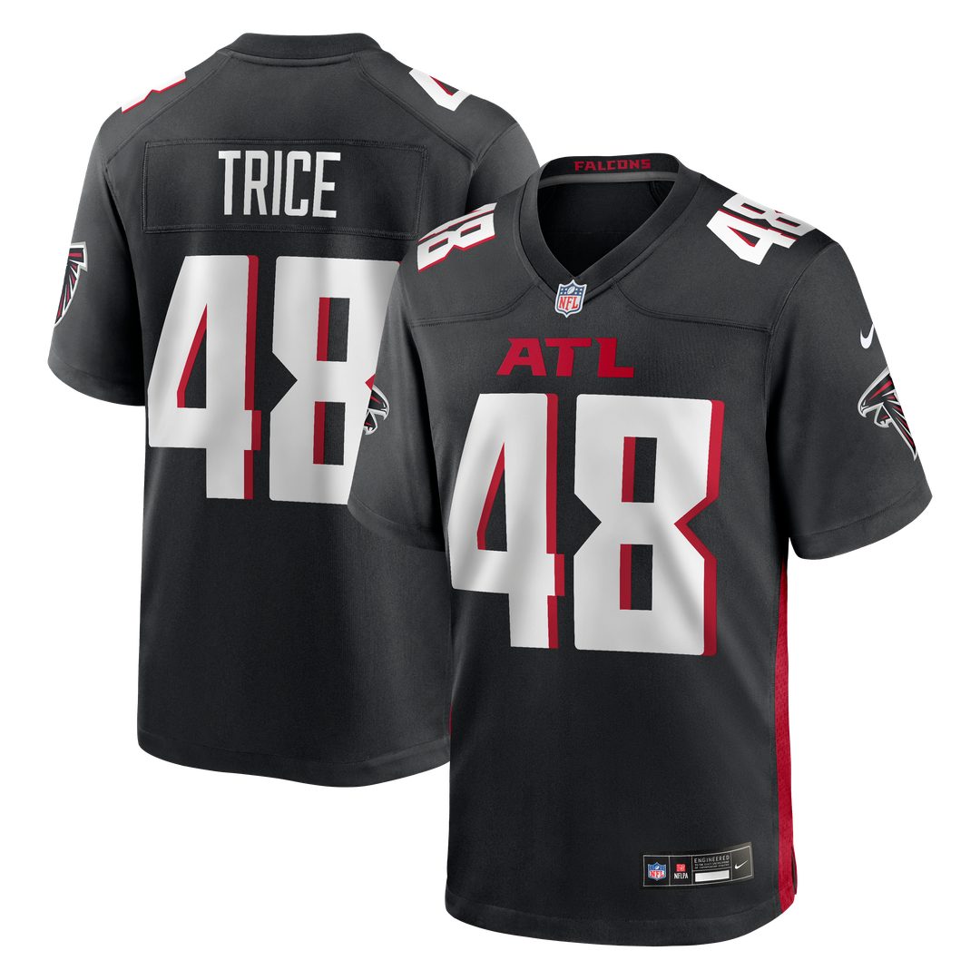 Bralen Trice Atlanta Falcons Team Game Jersey - Black