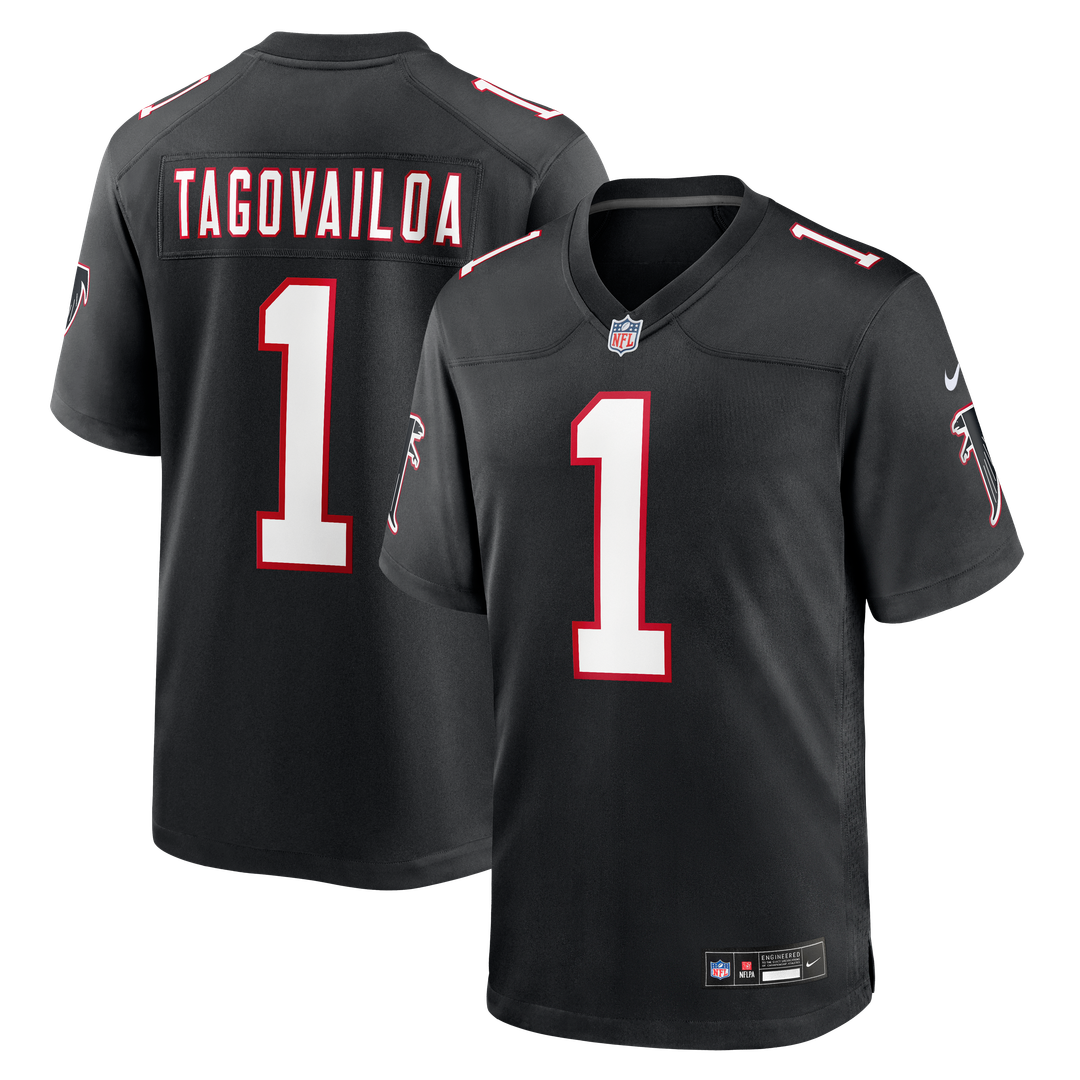 Tua Tagovailoa Atlanta Falcons Alternate Game Jersey - Black