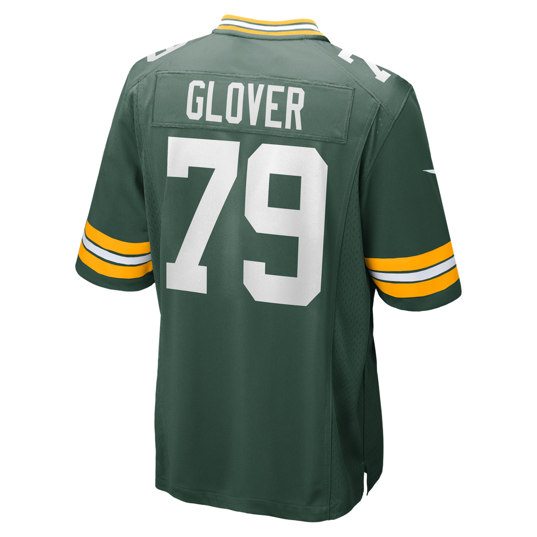 Travis Glover Green Bay Packers Game Jersey - Green