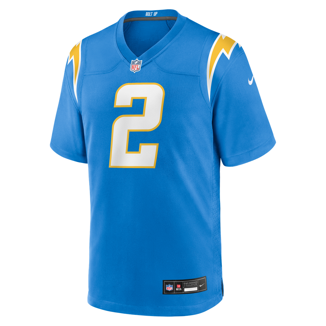 Elijah Molden Los Angeles Chargers Team Game Jersey - Powder Blue