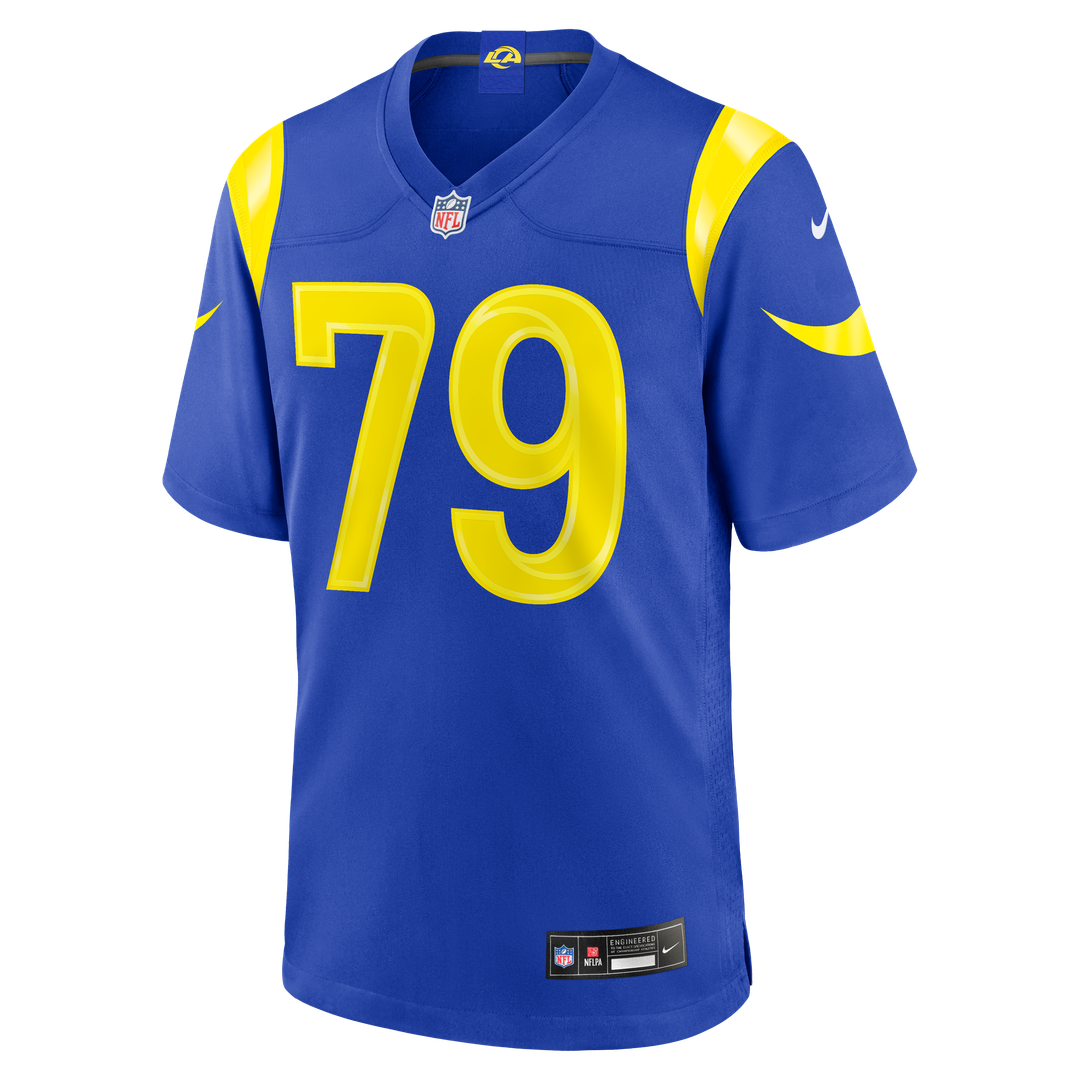 Keagen Trost Los Angeles Rams Team Game Jersey - Royal