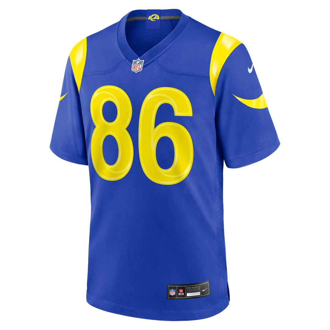 Max Klare Los Angeles Rams Team Game Jersey - Royal