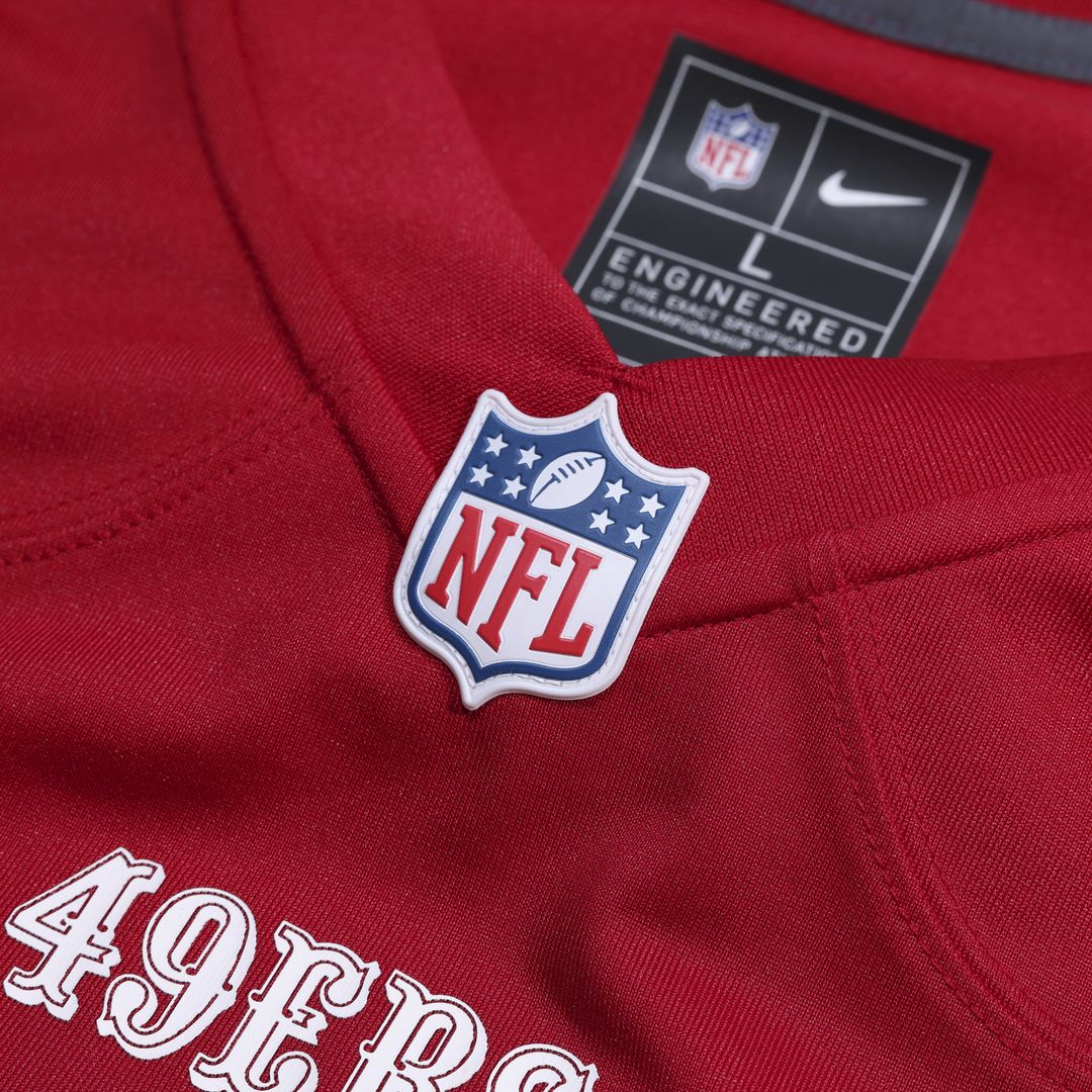 Jon Weeks San Francisco 49ers Team Game Jersey - Scarlet
