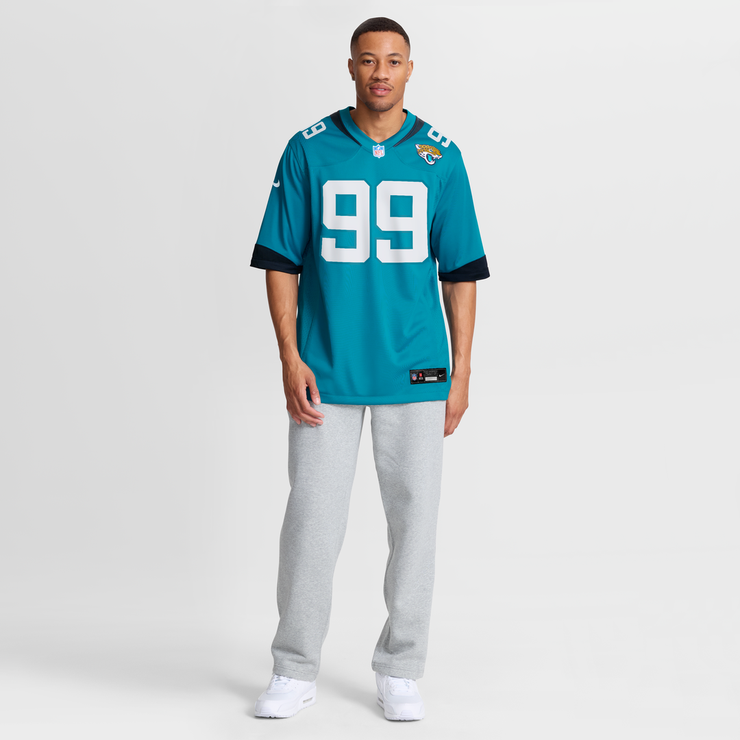 Austin Johnson Jacksonville Jaguars Team Game Jersey - Teal