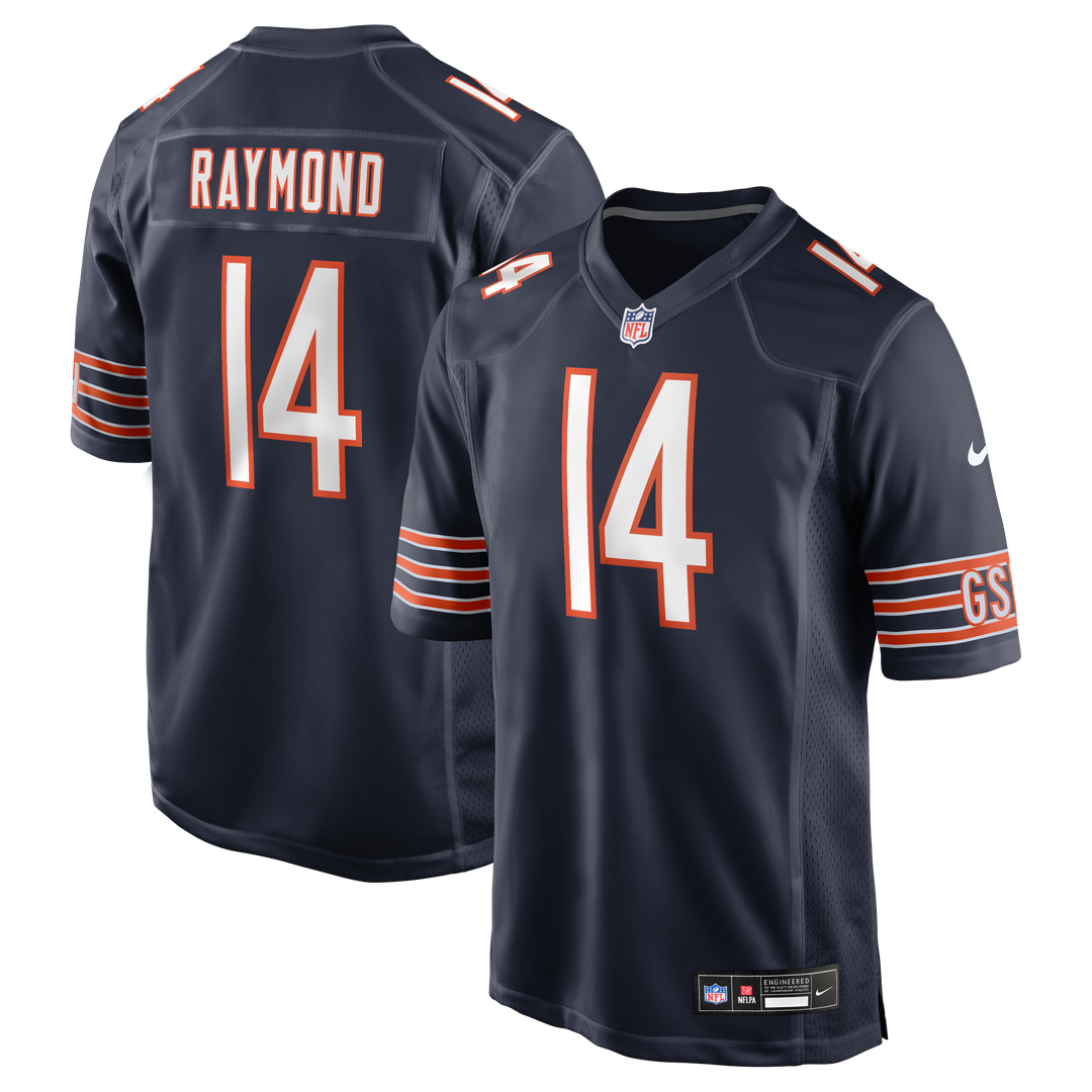 Kalif Raymond Chicago Bears Team Game Jersey - Navy