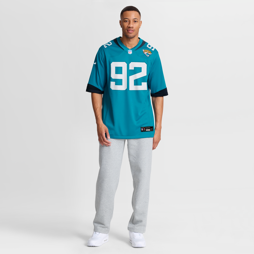 Danny Striggow Jacksonville Jaguars Team Game Jersey - Teal