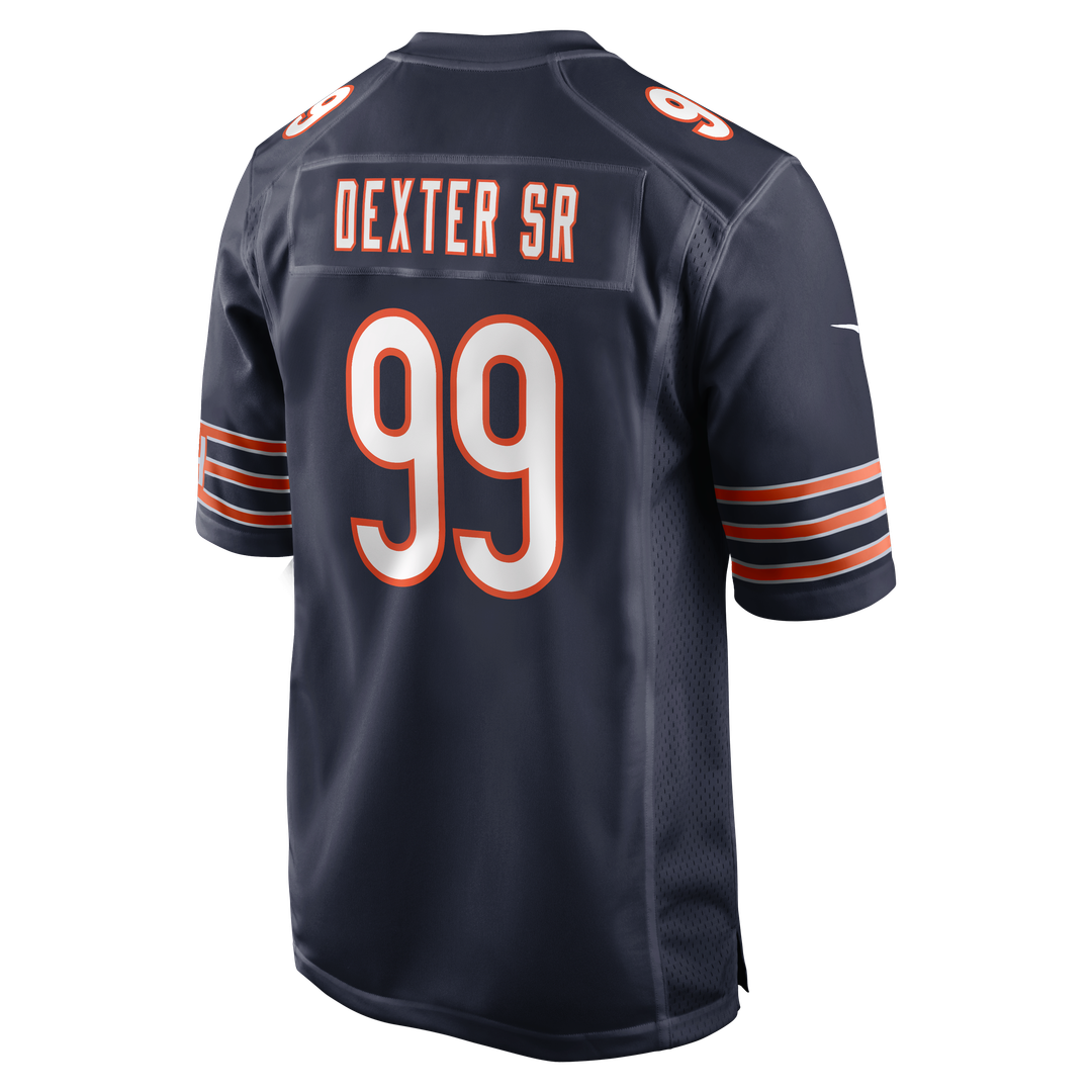 Gervon Dexter Sr. Chicago Bears Game Jersey - Navy